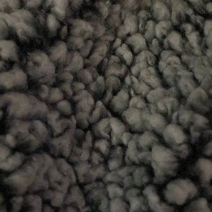 Black puffy coat with fluffy inside